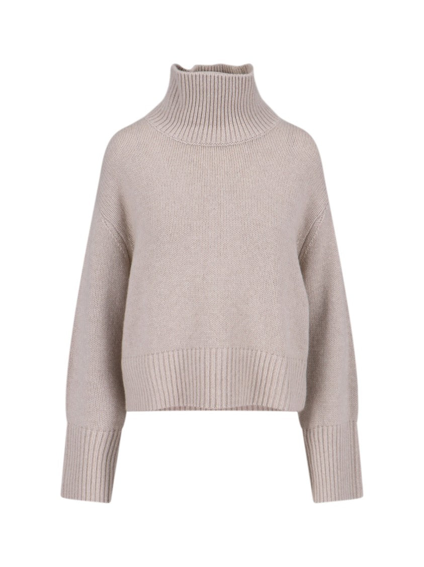 Lisa Yang "Fleur" Sweater Beige