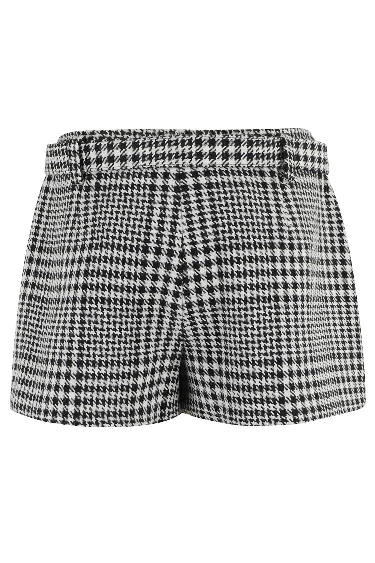 Self-Portrait Houndstooth Mini Skirt
