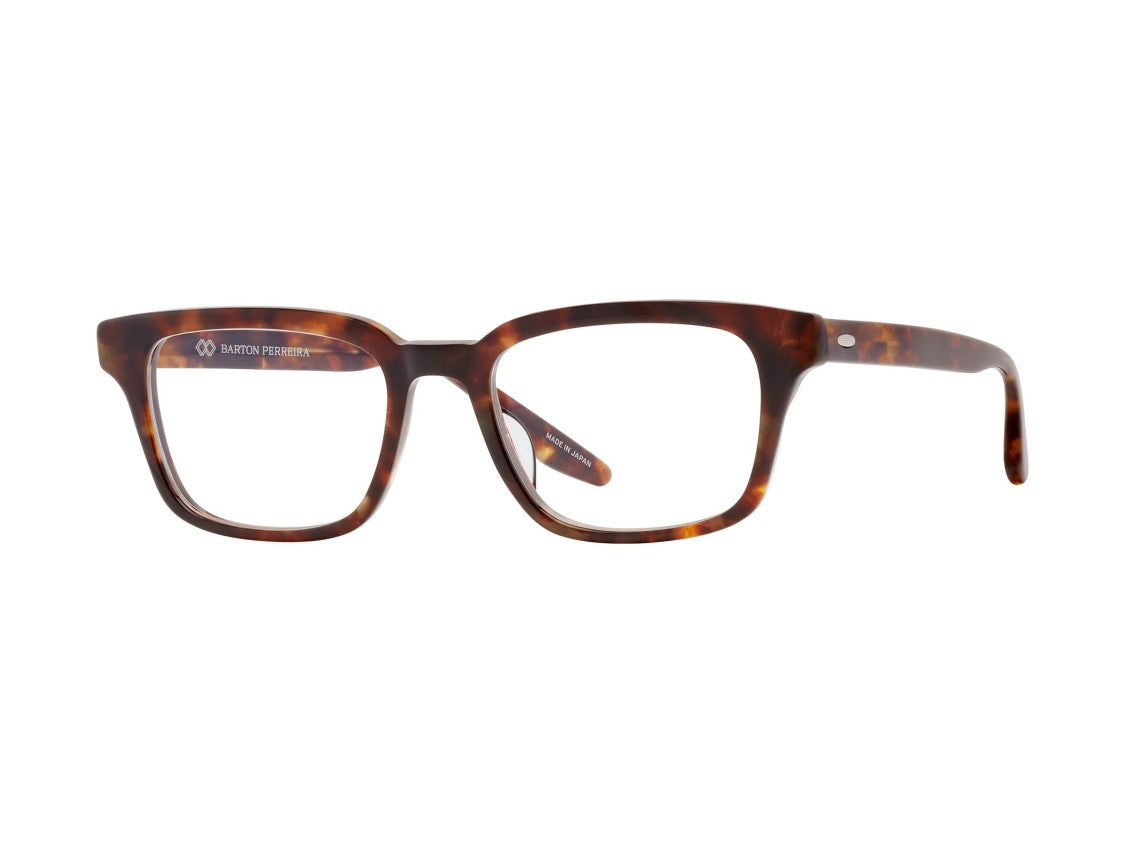 Barton Perreira Bp50138u Square Tortoiseshell Metal Accent Eyeglasses