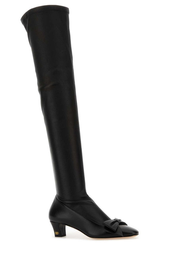 Valentino Garavani Black Leather Boots