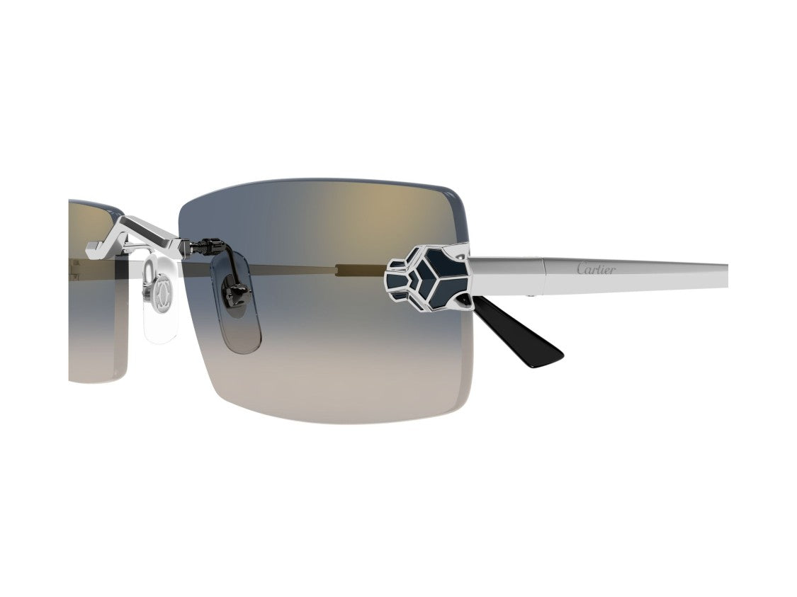 Cartier Ct0598s Rimless Rectangular Gradient Sunglasses
