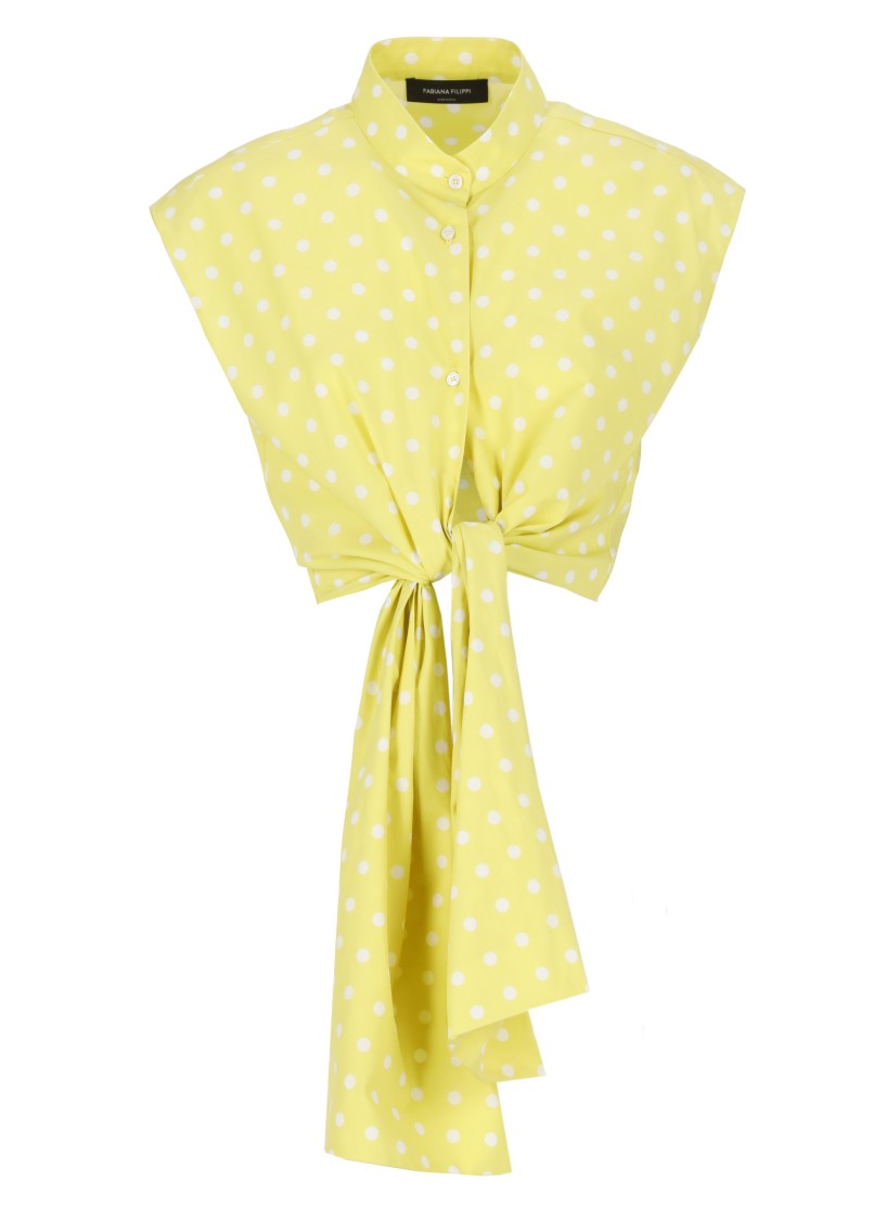 Fabiana Filippi Sleeveless Cotton Shirt