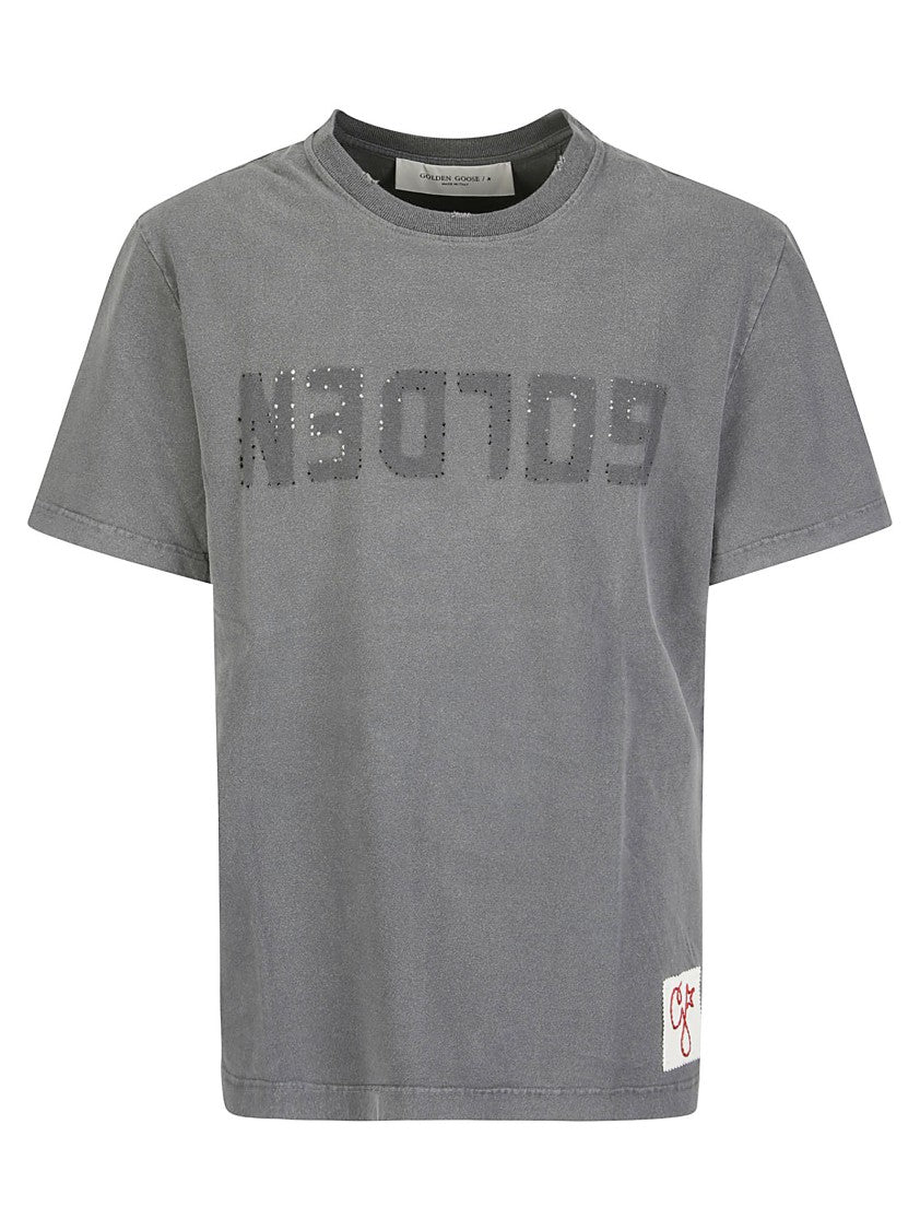 Golden Goose Short-Sleeved Ruined Effect T-Shirt