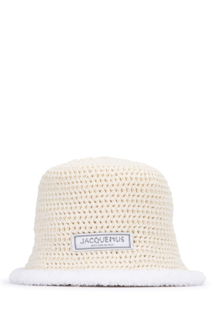 Jacquemus Textured Crochet Bucket Hat