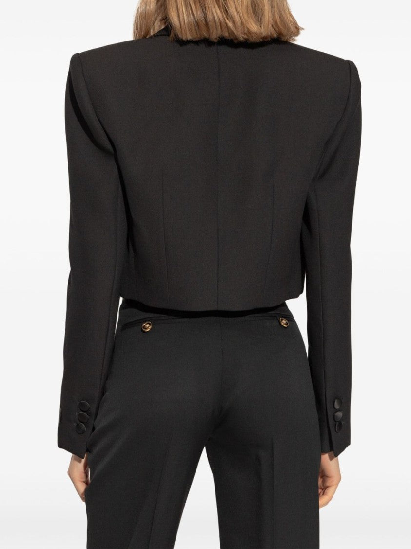 Versace Cropped Black Jacket