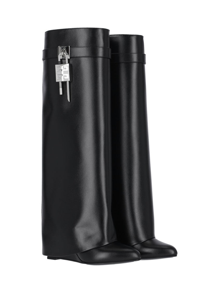 Givenchy High-Heeled Boots With Structured Silhouette And Decorative Detail