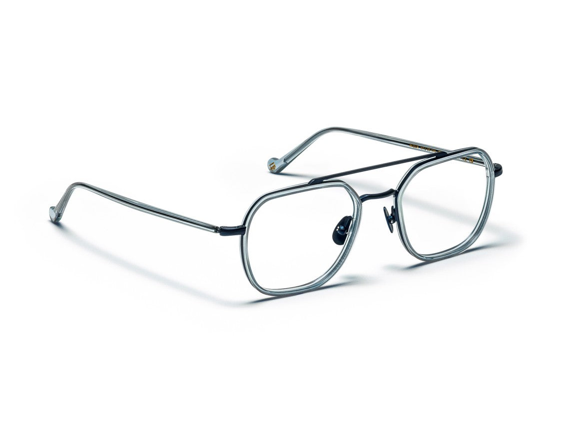 Moscot Or-Miz-O Hexagonal Double-Bridge Acetate Eyeglasses