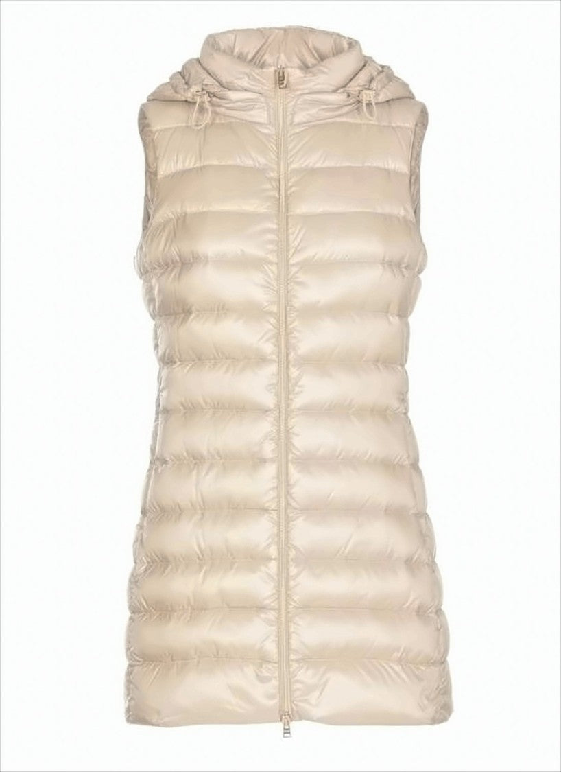 Herno Quilted Sleeveless Herno Vest With Adjustable Hood