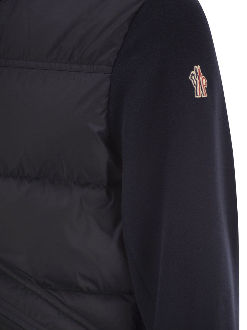 Moncler Grenoble Padded Cardigan With Zip