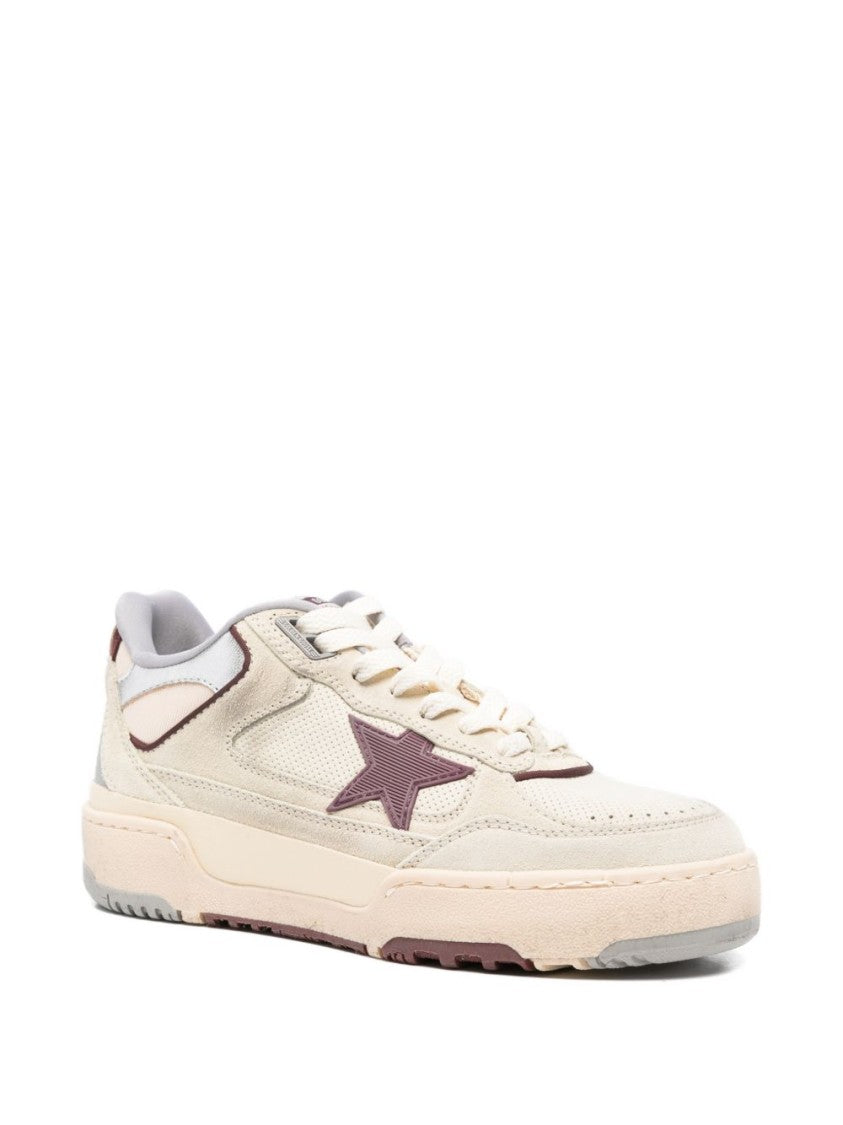 Golden Goose Low-Top Sneakers With Silk And Nylon Finish
