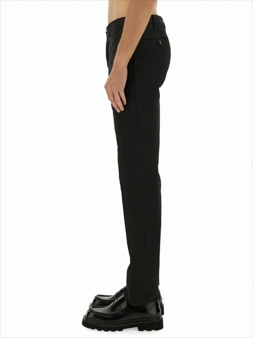 Pt Torino Mid-Rise Straight Pants With Tailored Silhouette