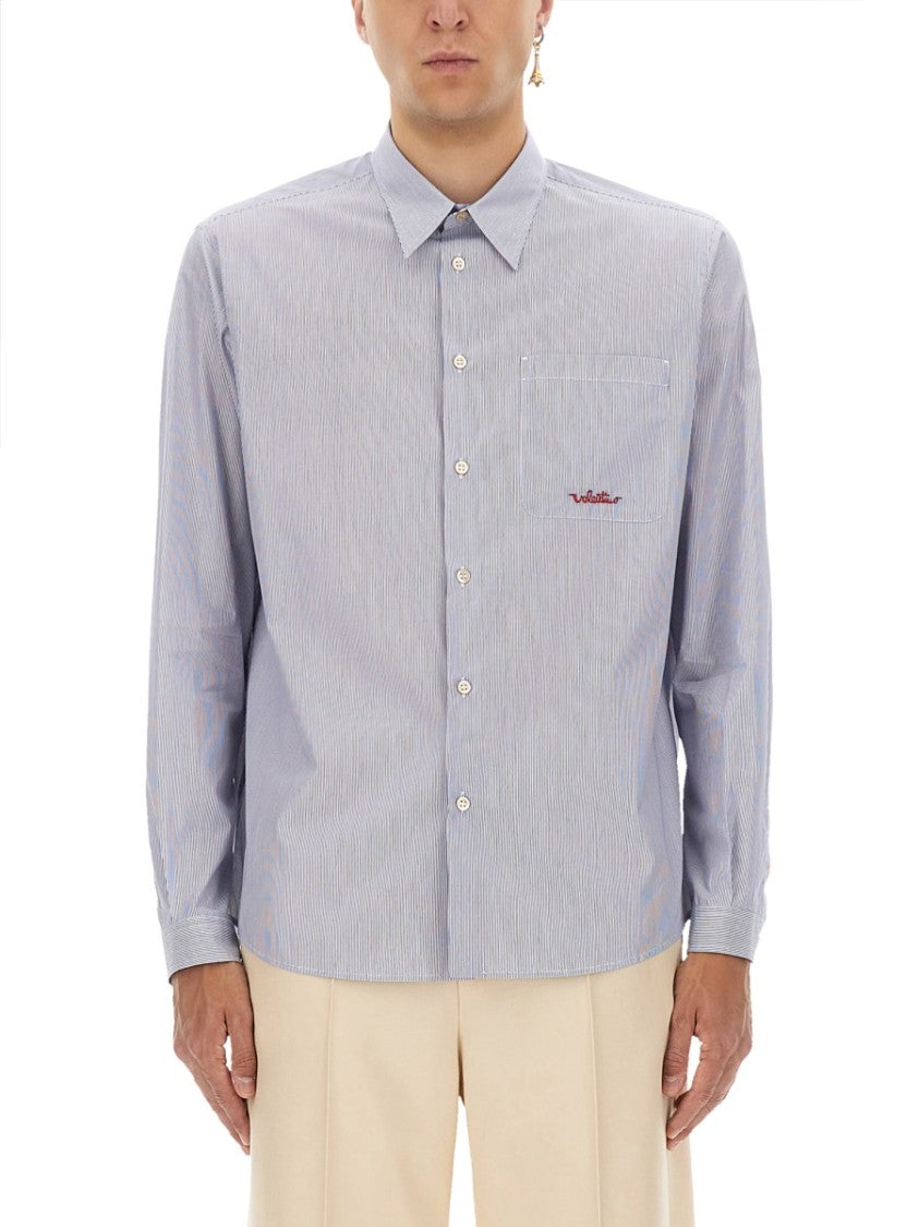 Valentino Striped Cotton Shirt