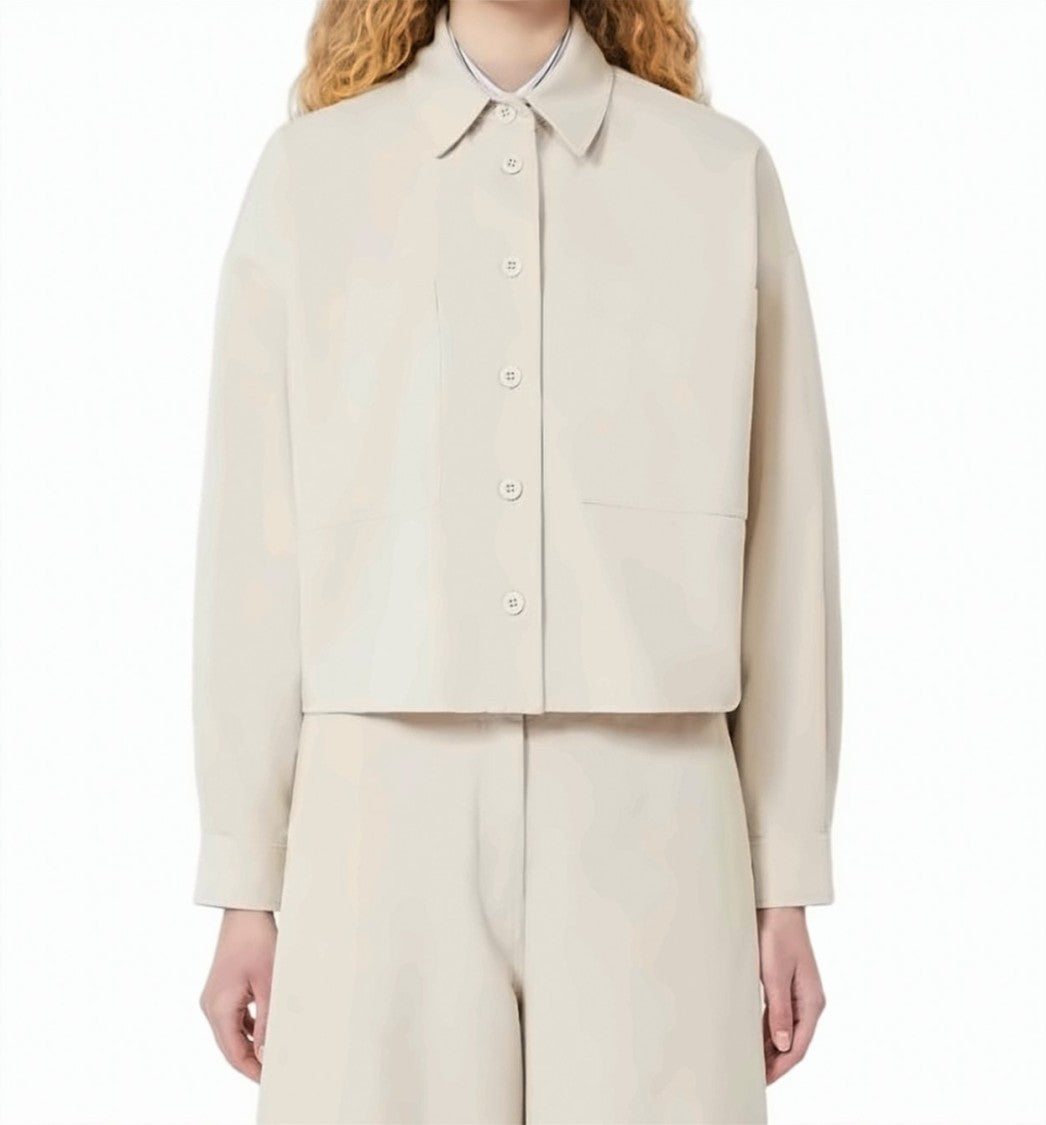 Weekend Wkdradente Cotton Drill Oversized Shirt