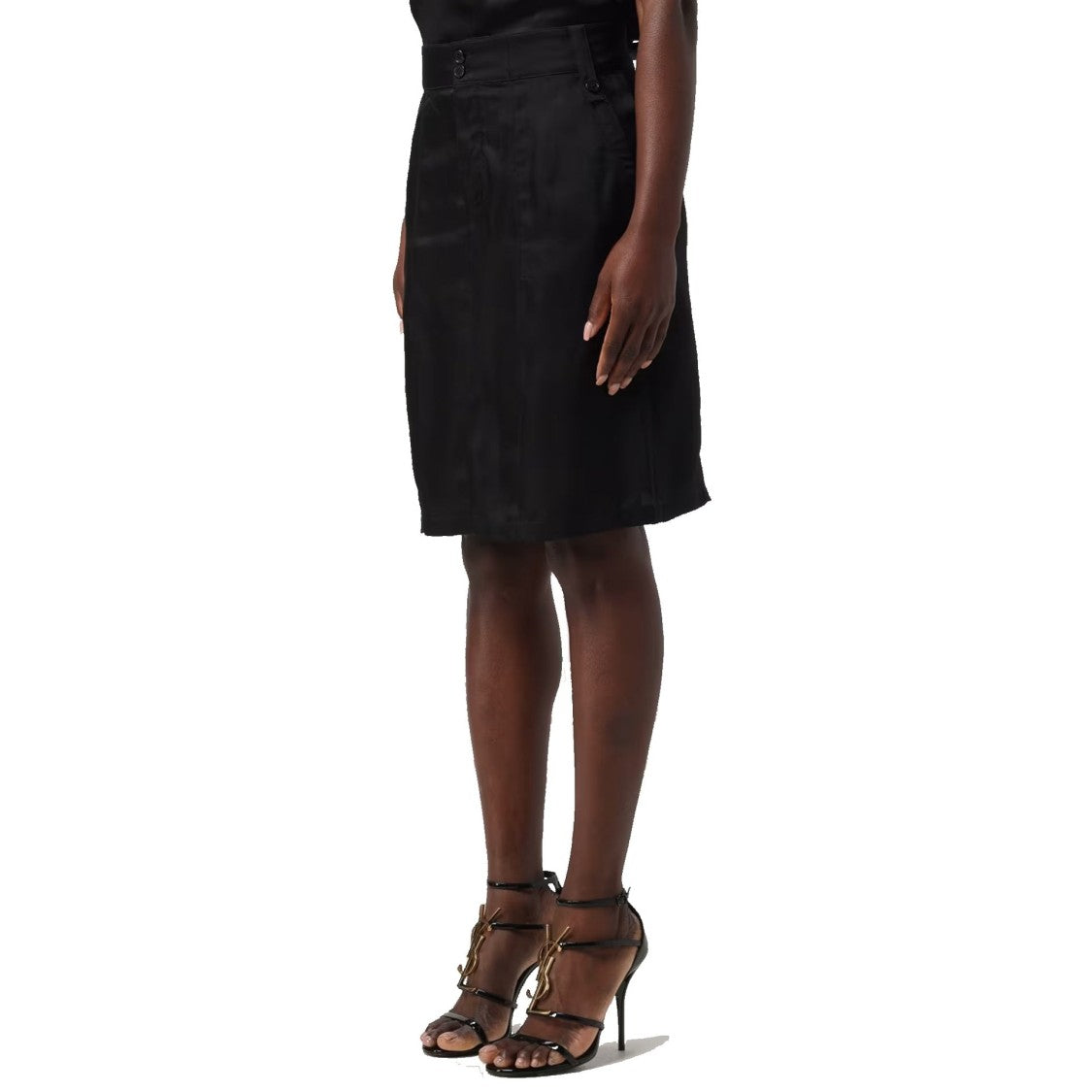 Saint Laurent Black Mini Skirt