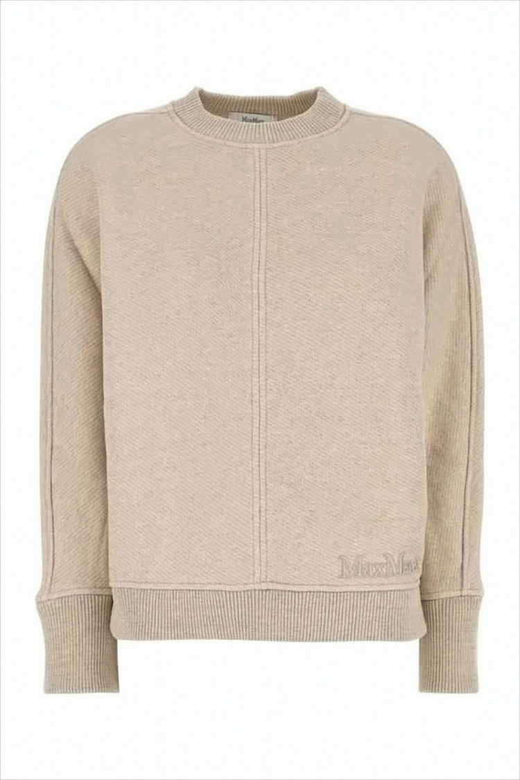Max Mara Relaxed Fit Long-Sleeve Top With Ribbed Details