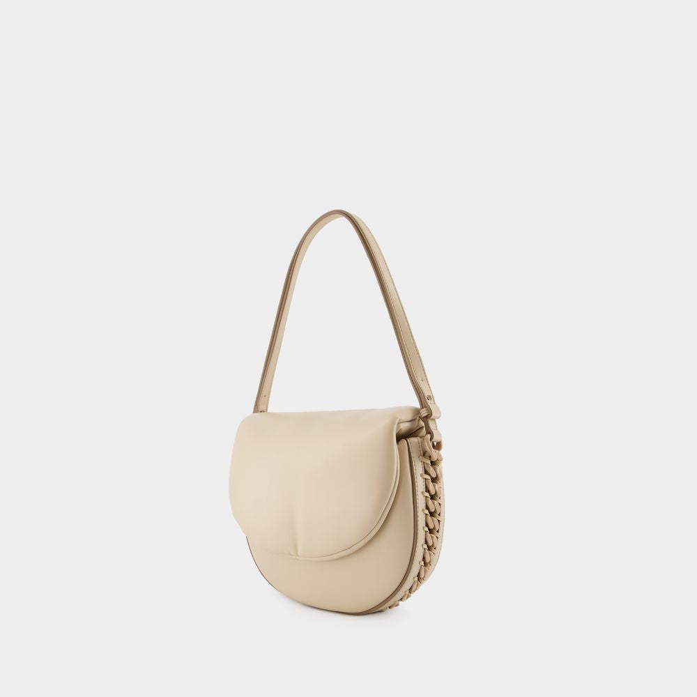 Stella Mccartney M Flap Puffy Alter Mat Bag  - Vegan Leather - Beige