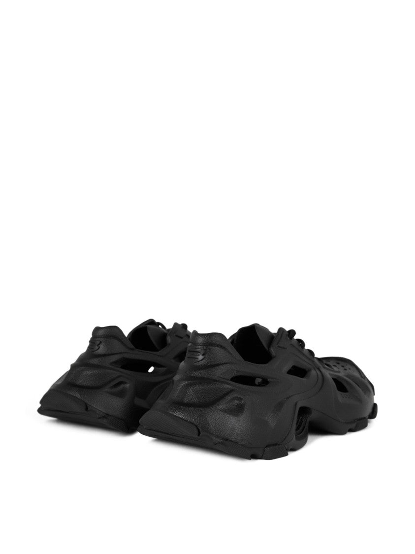 Balenciaga Hd Lace-Up Cut-Out Sneakers