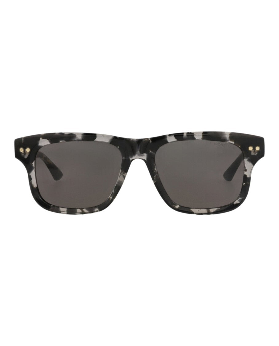 Montblanc Square-Frame Recycled Acetate Sunglasses