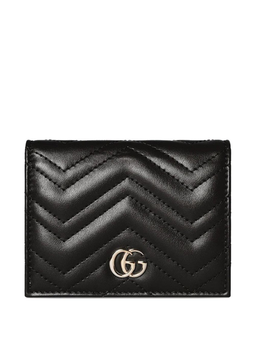 Gucci Rectangular Black Leather Cardholder