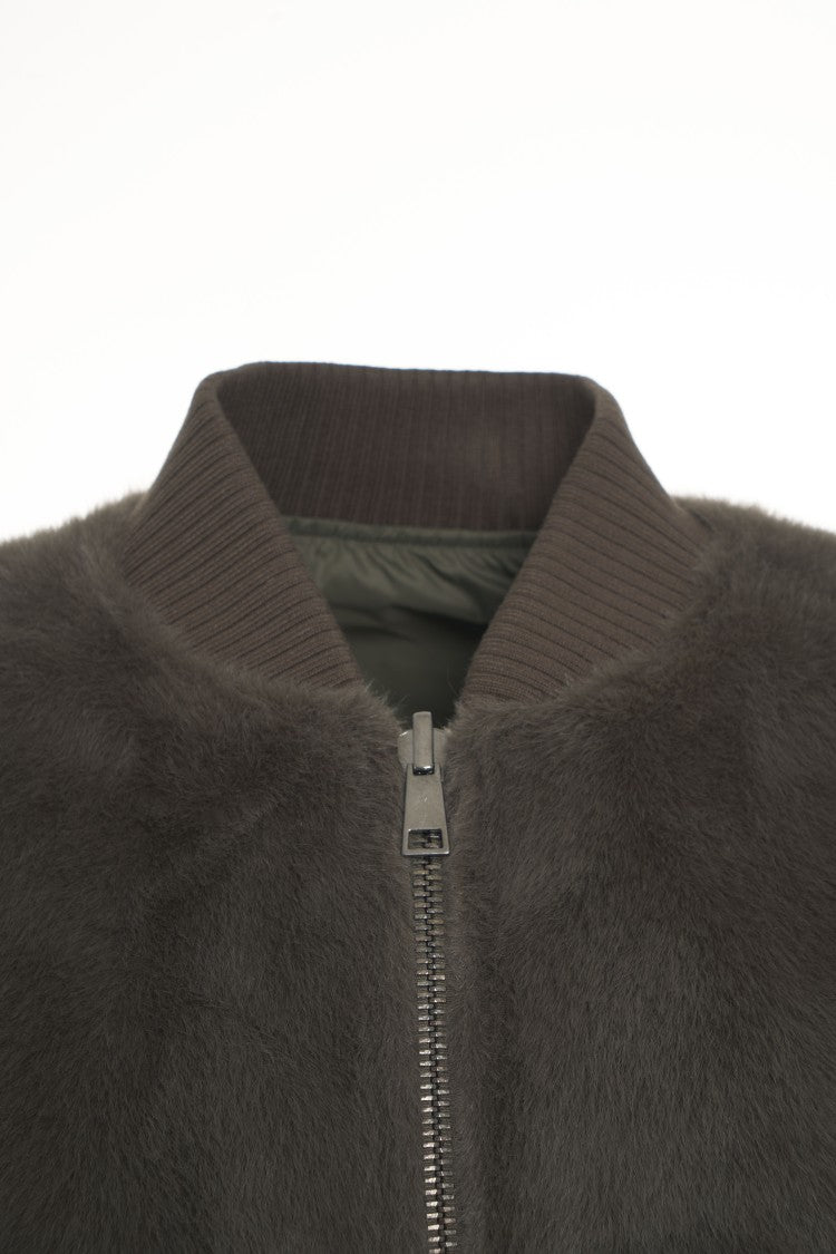 Gimo's Faux Fur Bomber Jacket