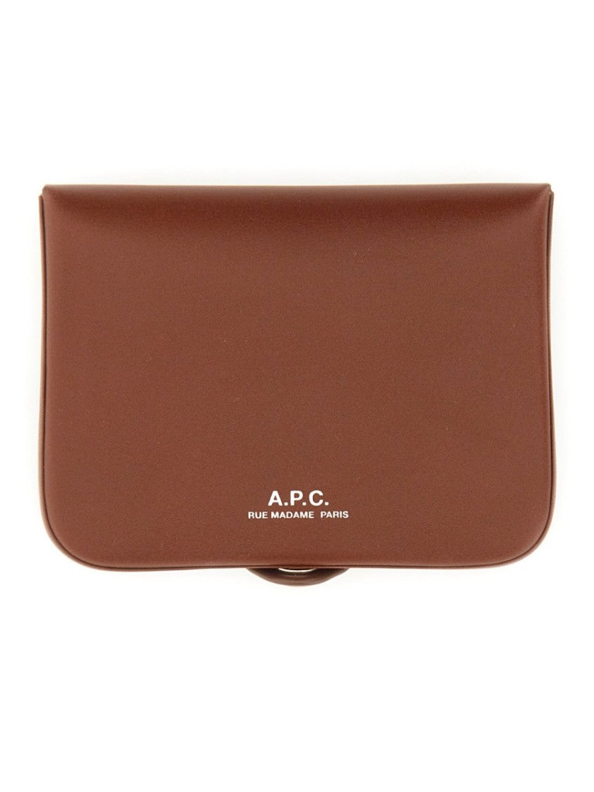 A.P.C. Josh Compact Leather Coin Wallet