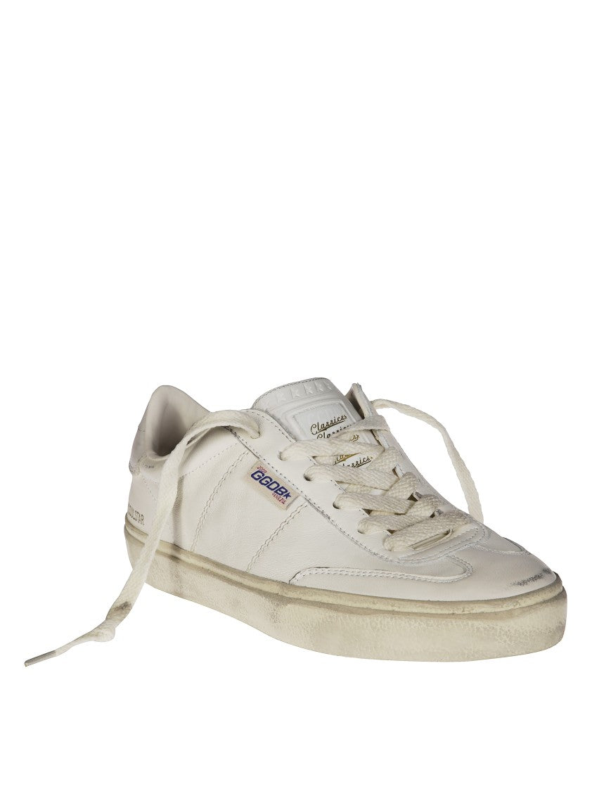 Golden Goose Soul Star  Low-Top White Leather Sneakers