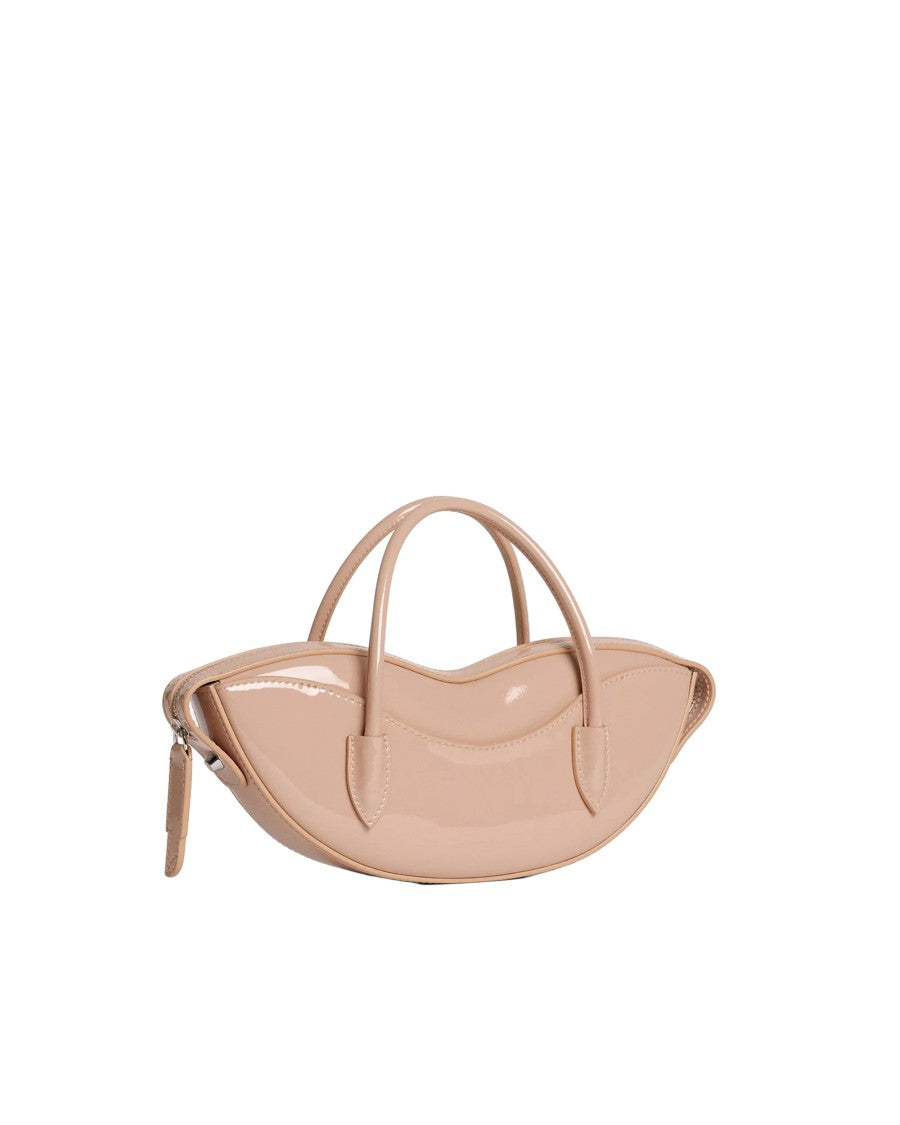 Fiorucci Iconic Nude Vinyl Lip-Shaped Mini Bag