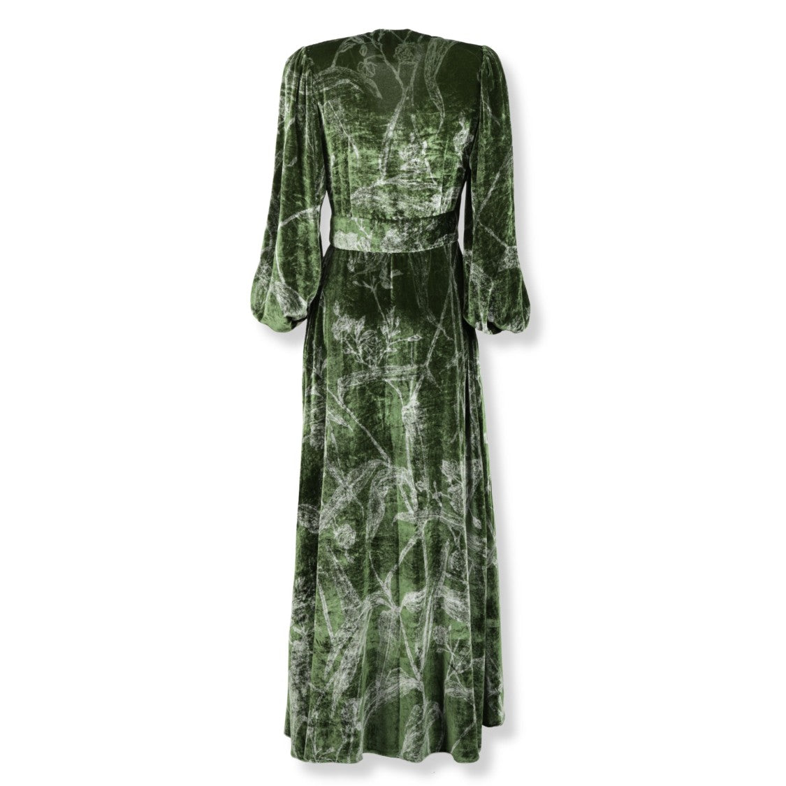 La Double J Velvet Floral Dress