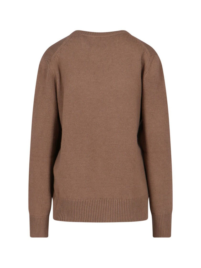 Burberry "Ekd" Wool And Cashmere Sweater – Beige
