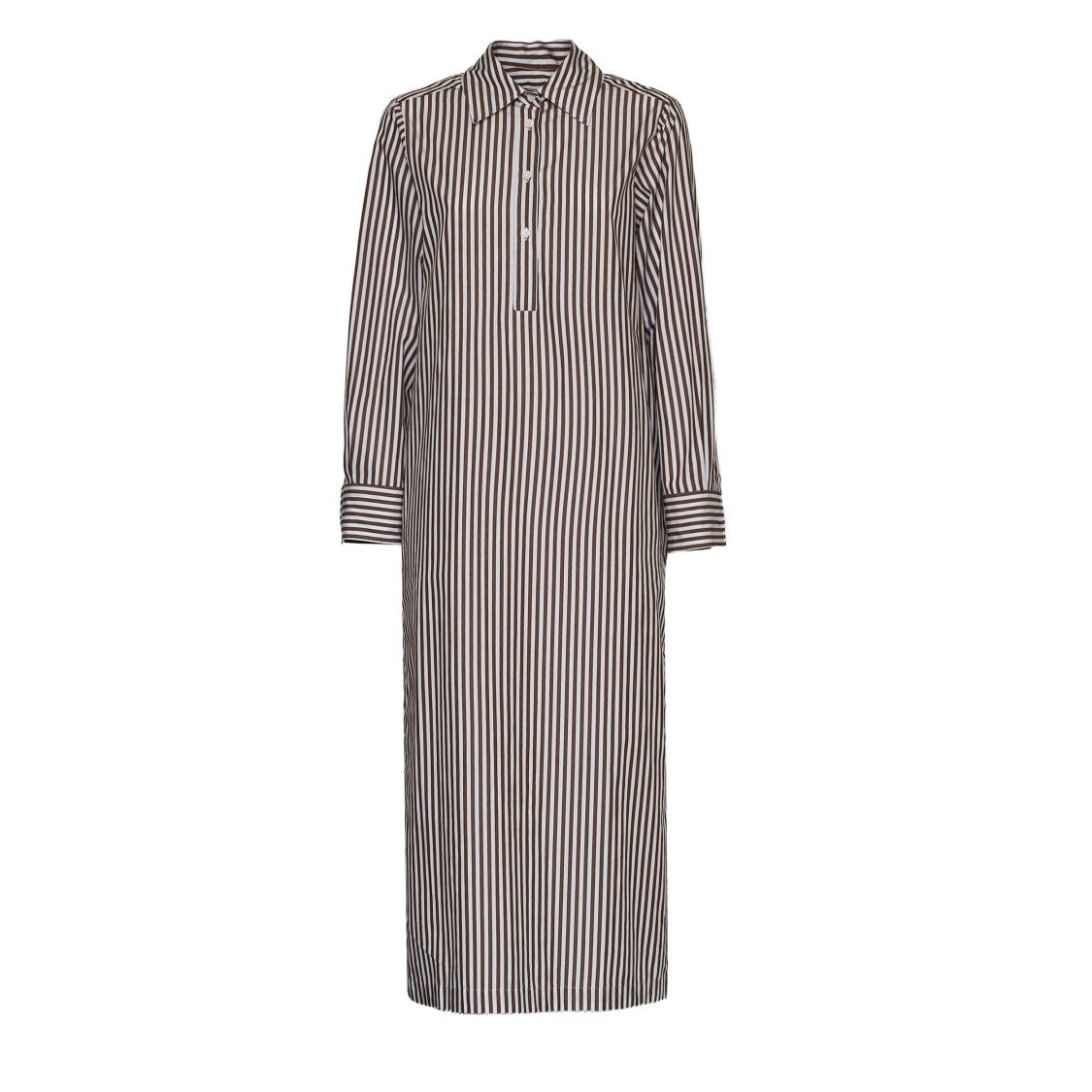 Robert Friedman Clizial Cotton Linen Shirt Dress