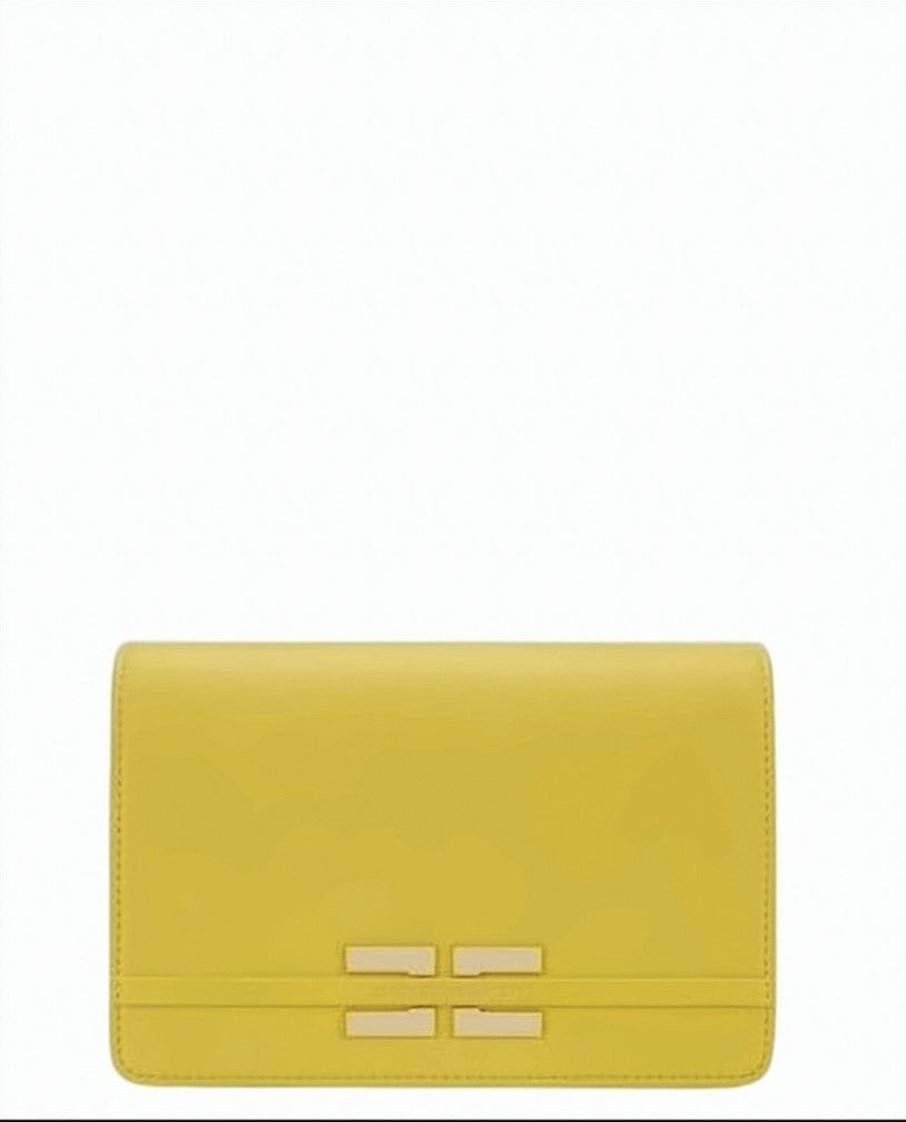 Elisabetta Franchi Leather Effect Chain Shoulder Bag