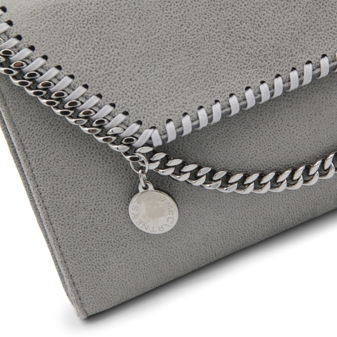 Stella Mccartney Falabella Mini Shoulder Bag With Chain Strap And Whipstitch Details