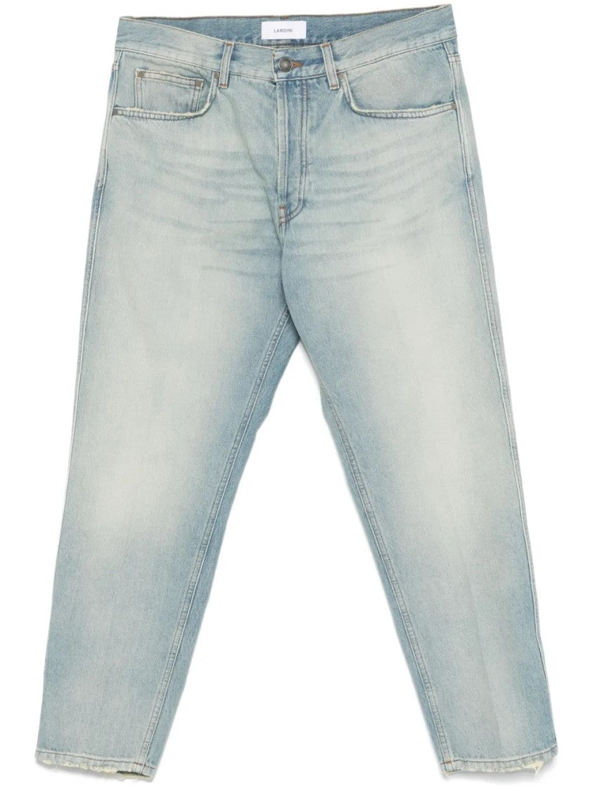 Lardini Light Wash Relaxed Fit Denim Pants