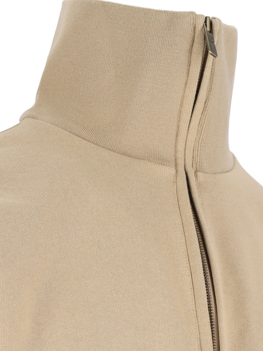 Burberry Zip Polo "Check" – Beige