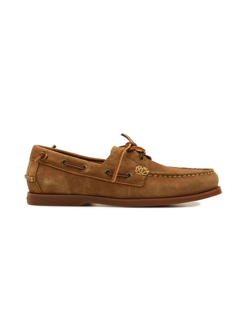 Polo Ralph Lauren Light Beige Merton Suede Boat Shoes