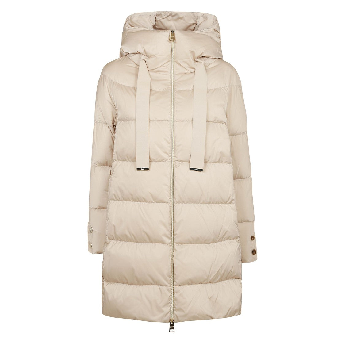 Herno A-Shape Satin-Finish Outerwear With Hood