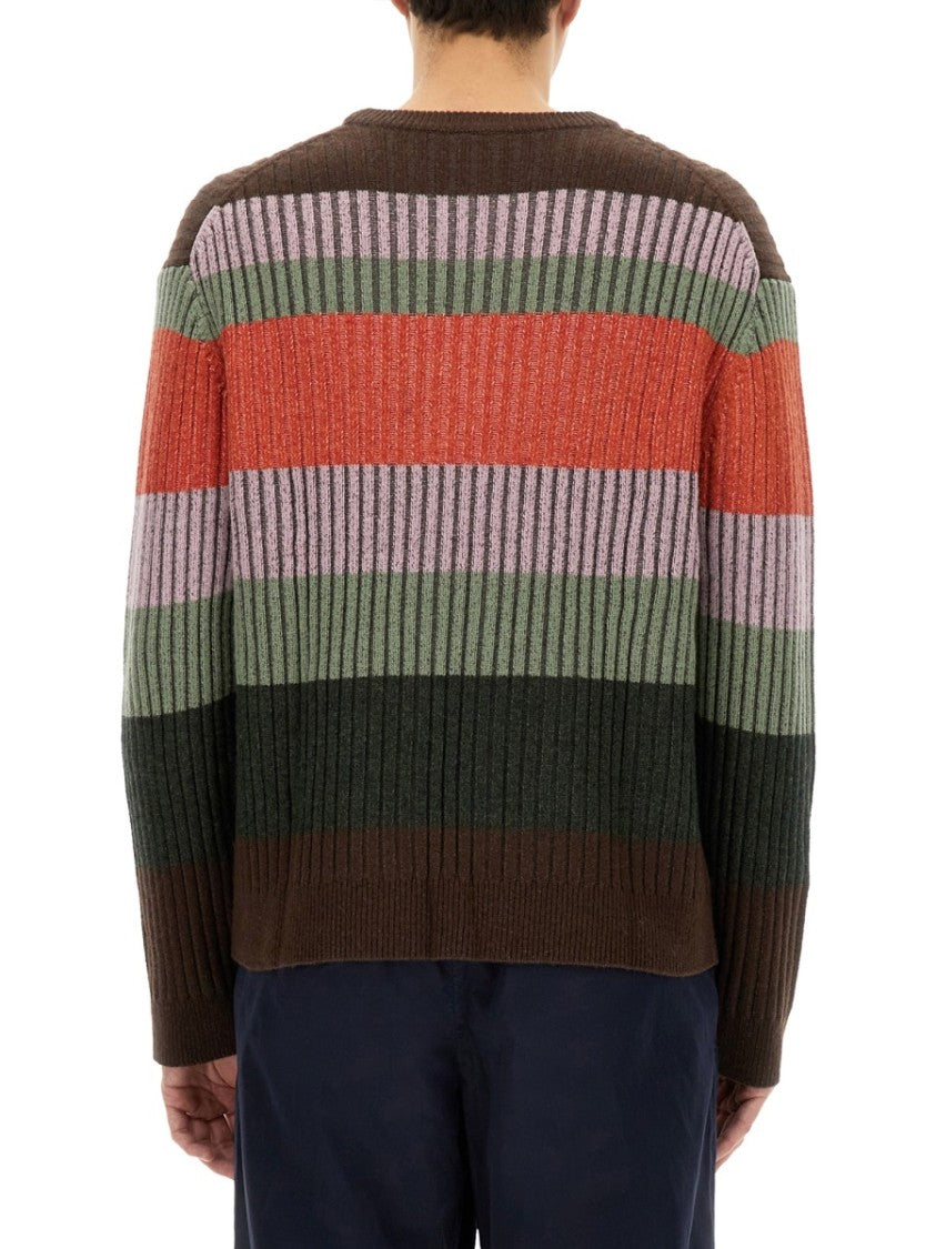 Ps Paul Smith Striped Knit Top
