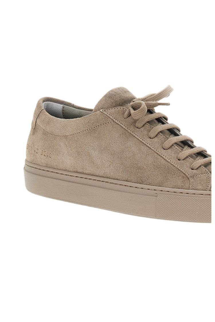 Common Projects Taupe Achille Premium Suede Low-Top Sneakers