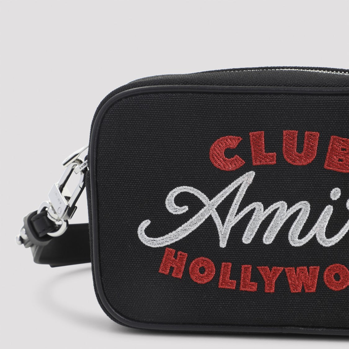 Amiri Compact Rectangular Handbag With Embroidered Detailing