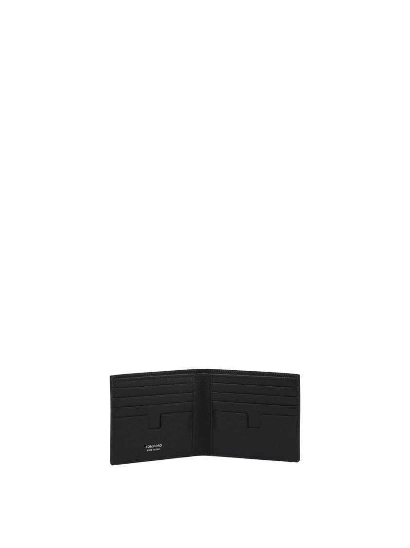 Tom Ford Small Grain Leather Bifold Wallet