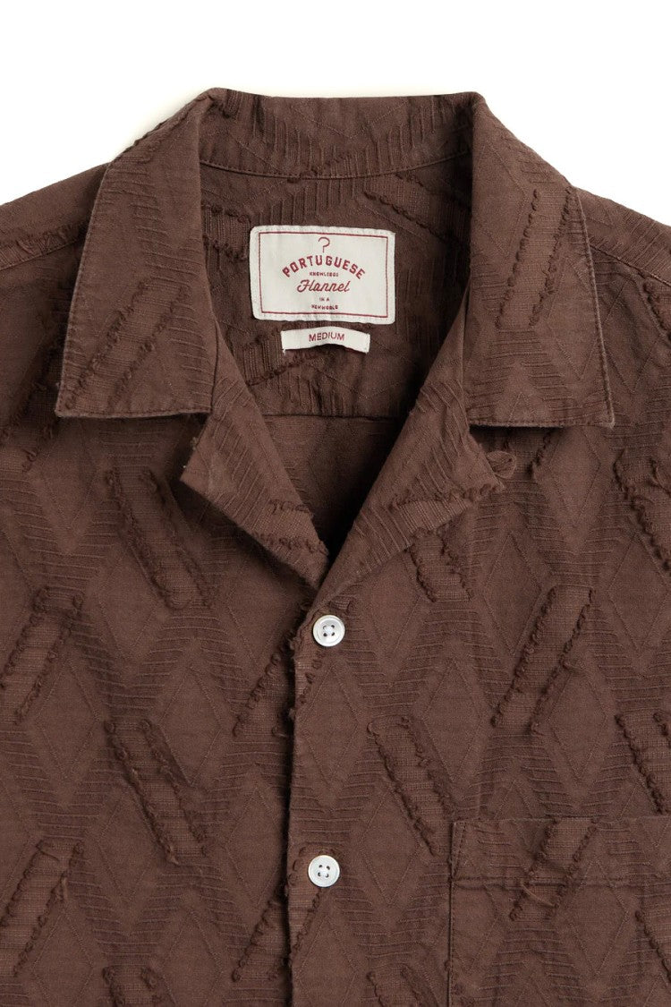 Portuguese Flannel Ike Cotton Bowling Collar Shirt