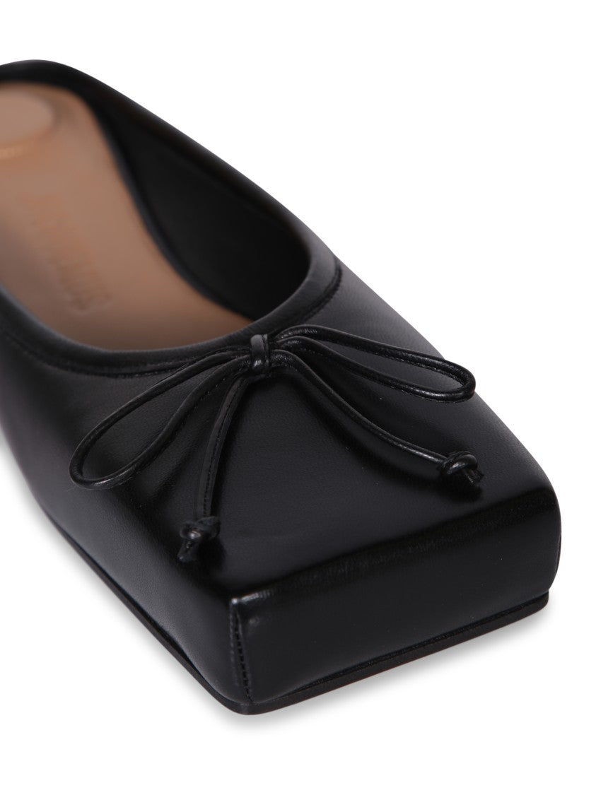 Jacquemus Black Leather Flats