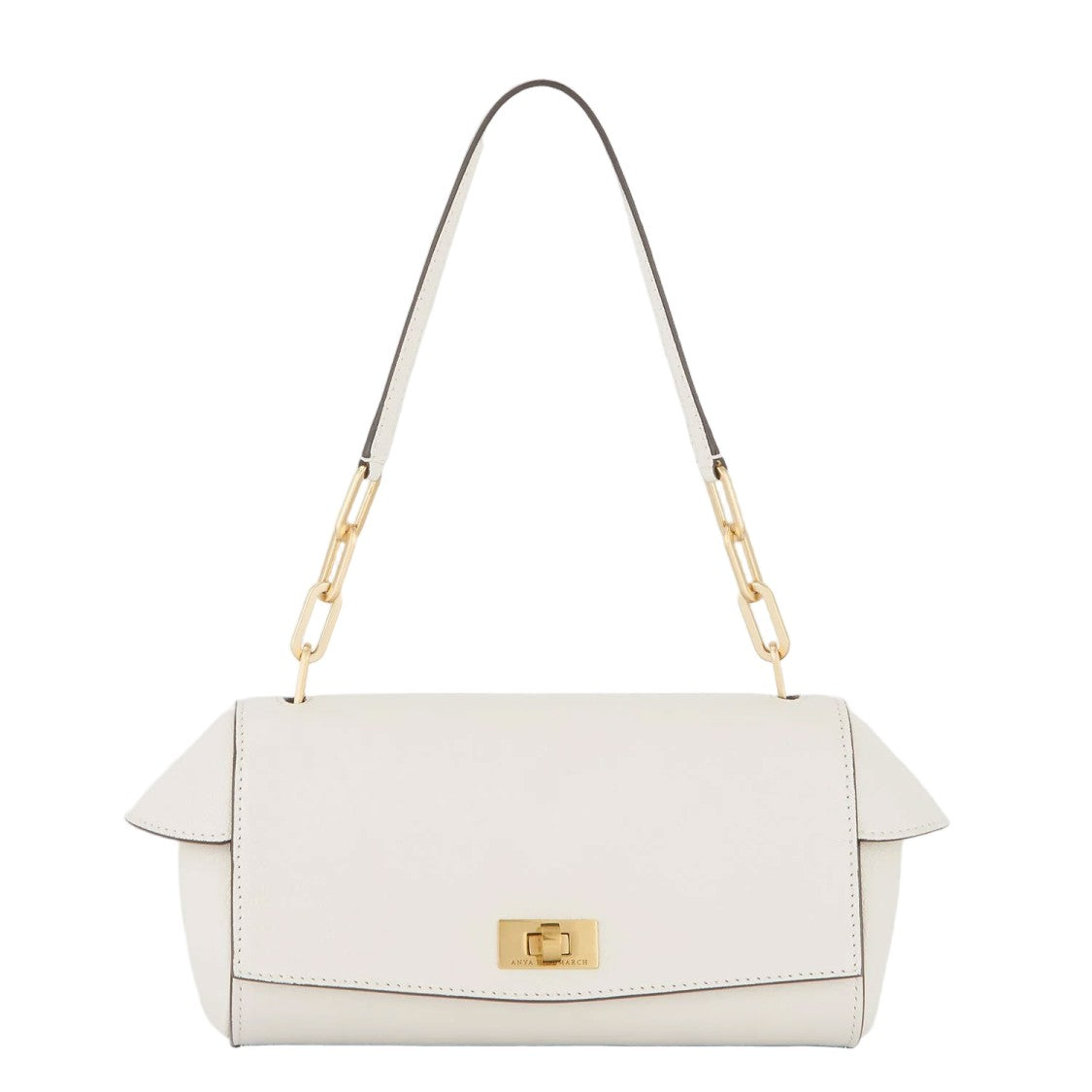 Anya Hindmarch High-Shine Capra Leather Tube Bag