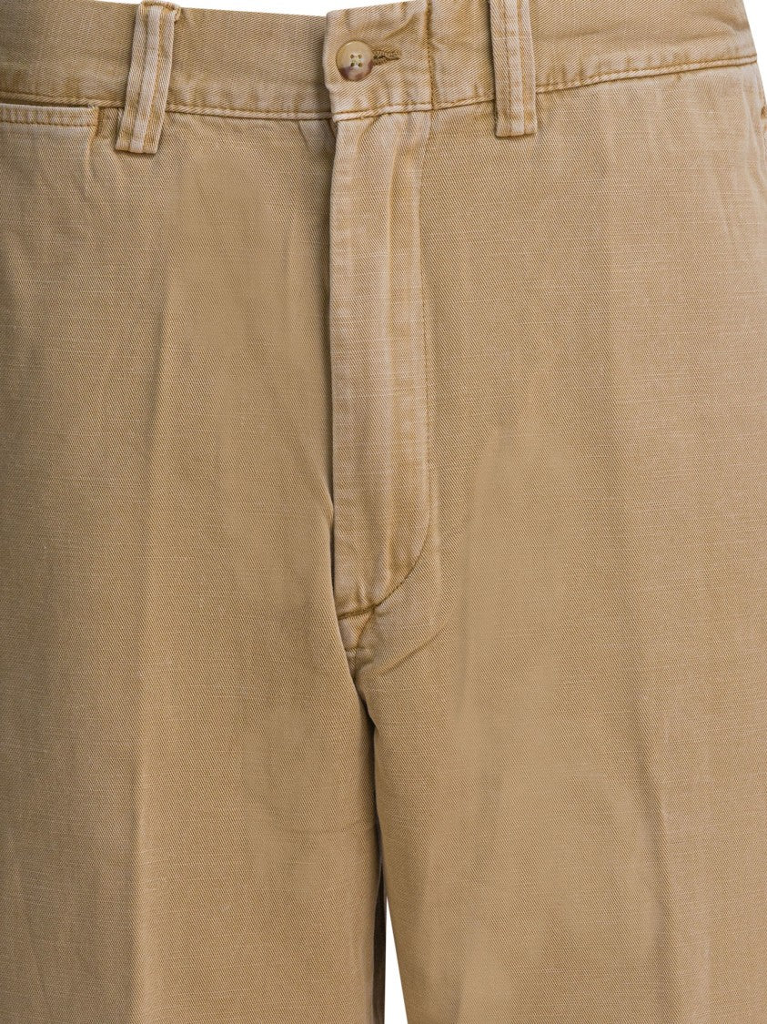 Polo Ralph Lauren Mid-Rise Brown Straight Leg Trousers