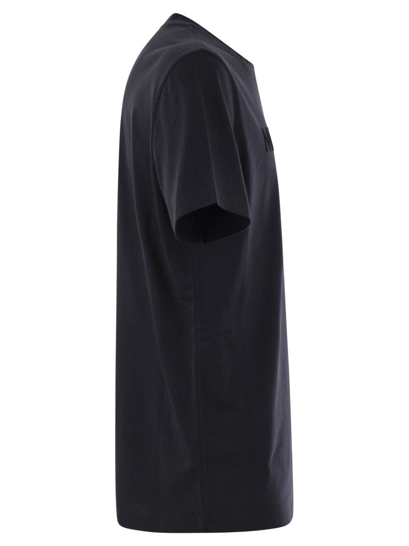 Moncler T-Shirt With Flocked Cotton Logo