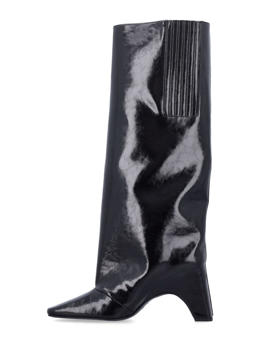 Coperni Knee-High Vegan Leather Bridge Boots