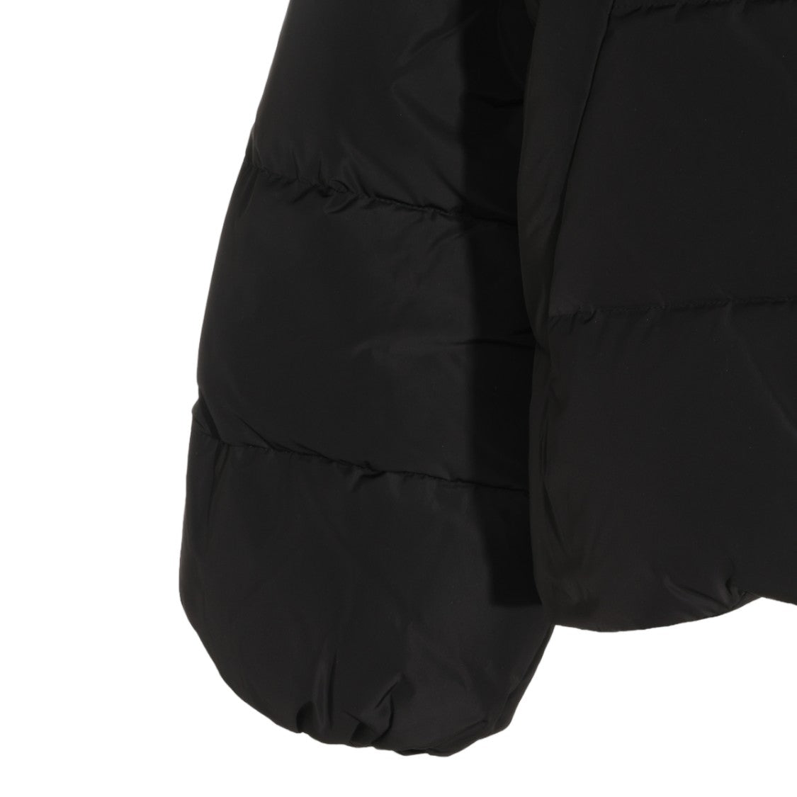 Twin-Set Plush Fur Collar Voluminous Puffer Down Coat