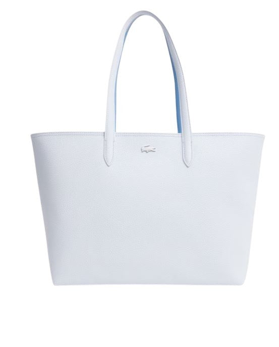 Lacoste Zip Shoulder Bag With Multiple Compartments