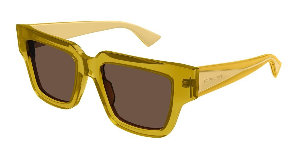 Bottega Veneta Sunglasses Bottega Veneta Bv1276s 004 Yellow Yellow Brown 52/19/145
