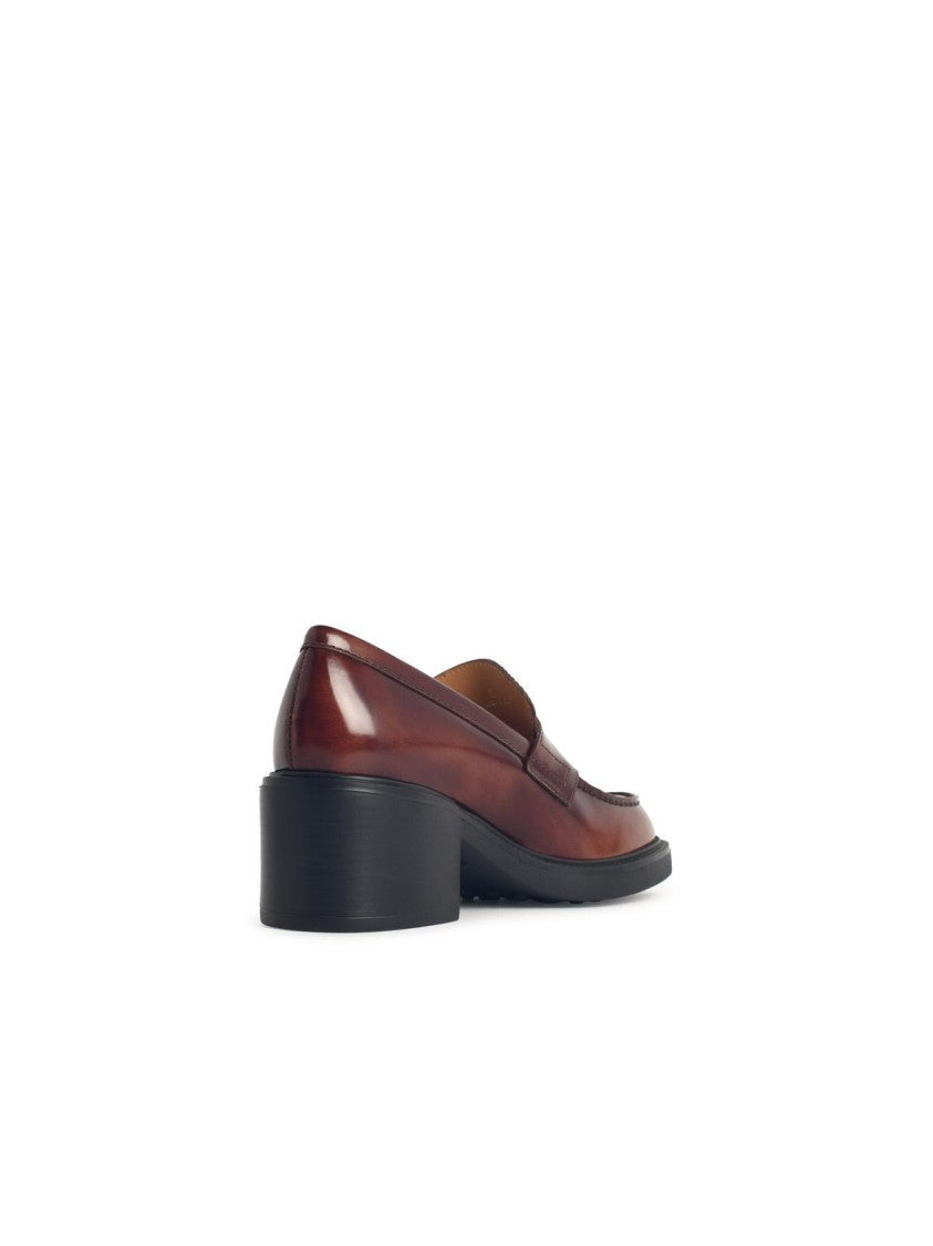 Tod's Brown Leather Loafers